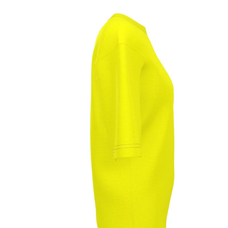 Light yellow Womens Oversized T-Shirt
