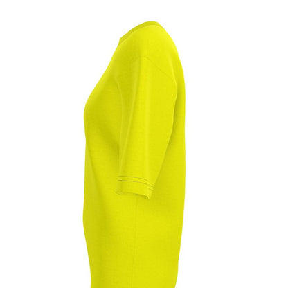 Light yellow Womens Oversized T-Shirt