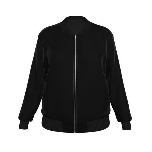 Black Gold Ladies Bomber Jacket