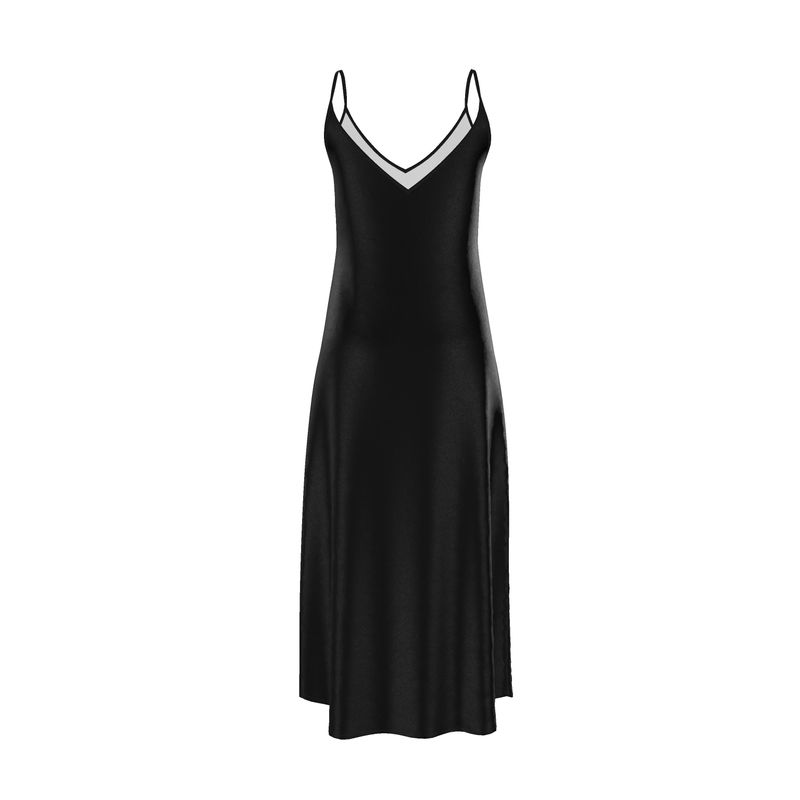 Black Gold Slip Dress