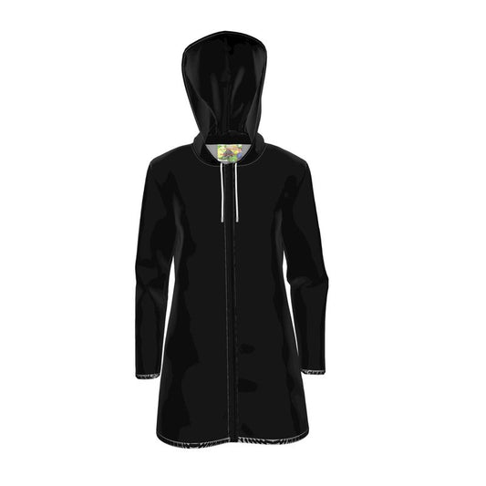 Black Gold Womens Hooded Rain Jacket