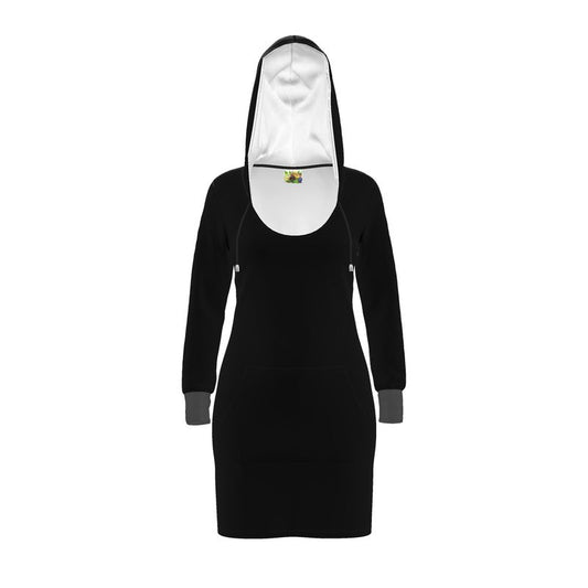 Black Gold Hoodie Dress