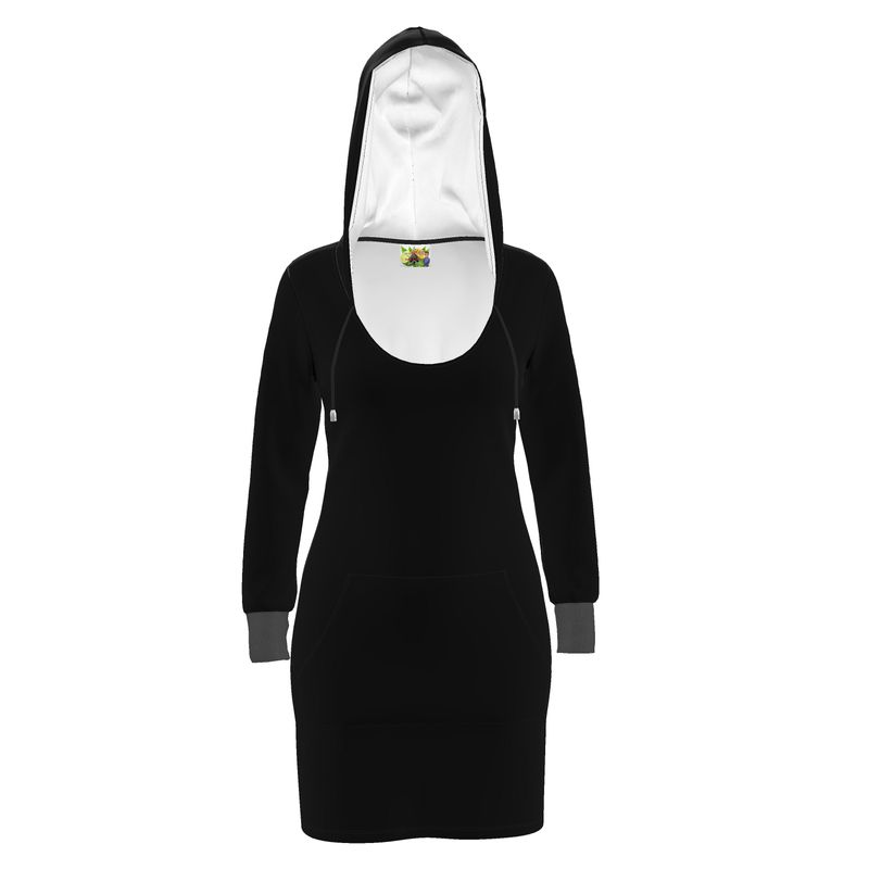 Black Gold Hoodie Dress