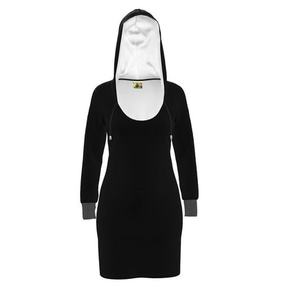 Black Gold Hoodie Dress