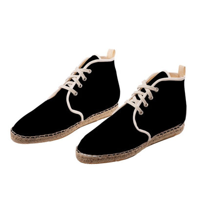 Black Gold Hi Top Espadrilles