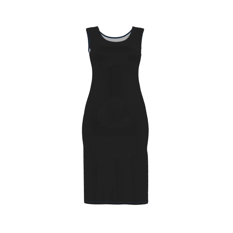 Black Gold Bodycon Dress