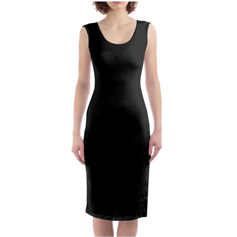 Black Gold Bodycon Dress