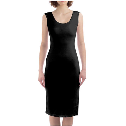 Black Gold Bodycon Dress