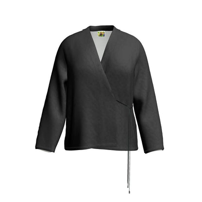Black Gold Wrap Blazer