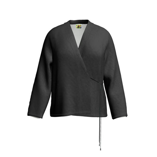 Black Gold Wrap Blazer