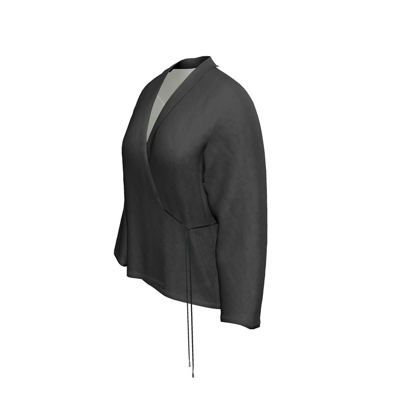 Black Gold Wrap Blazer