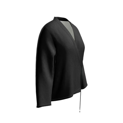 Black Gold Wrap Blazer