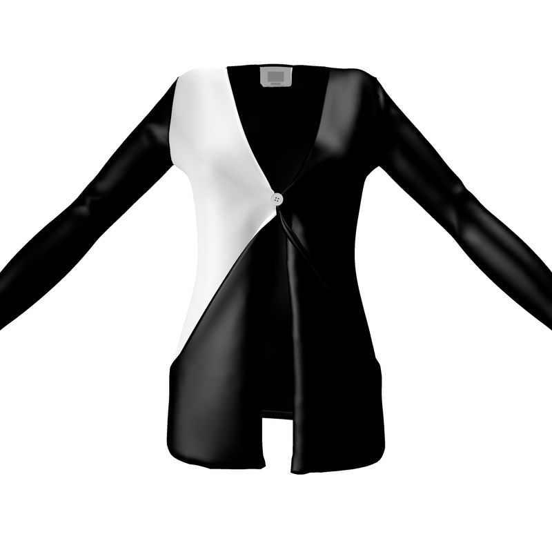 Black Gold Ladies Cardigan With Pockets