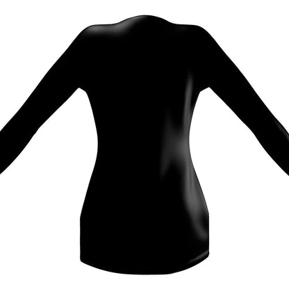 Black Gold Ladies Cardigan With Pockets