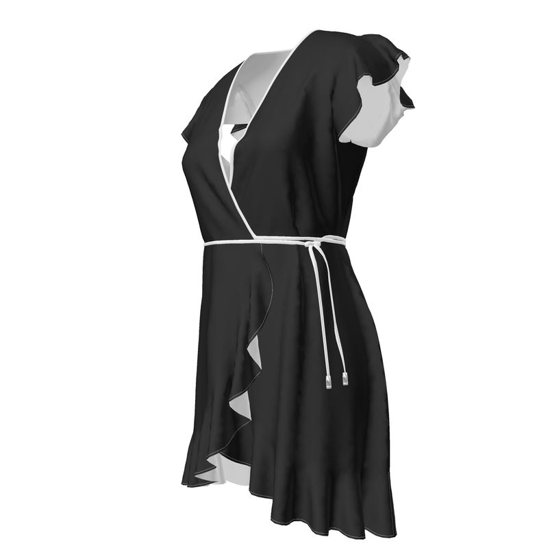 Black Gold Tea Dress