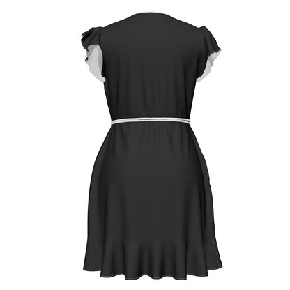 Black Gold Tea Dress
