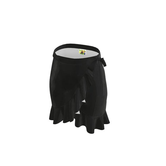 Black Gold Flounce Skirt