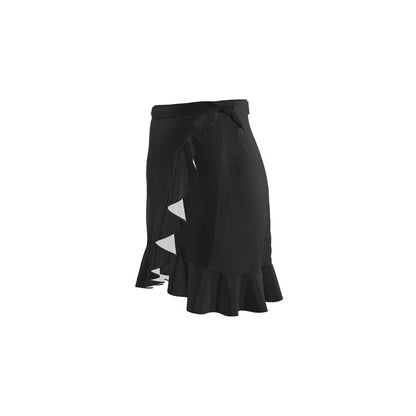 Black Gold Flounce Skirt