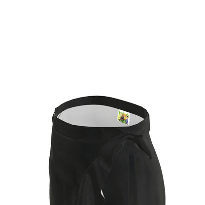 Black Gold Flounce Skirt