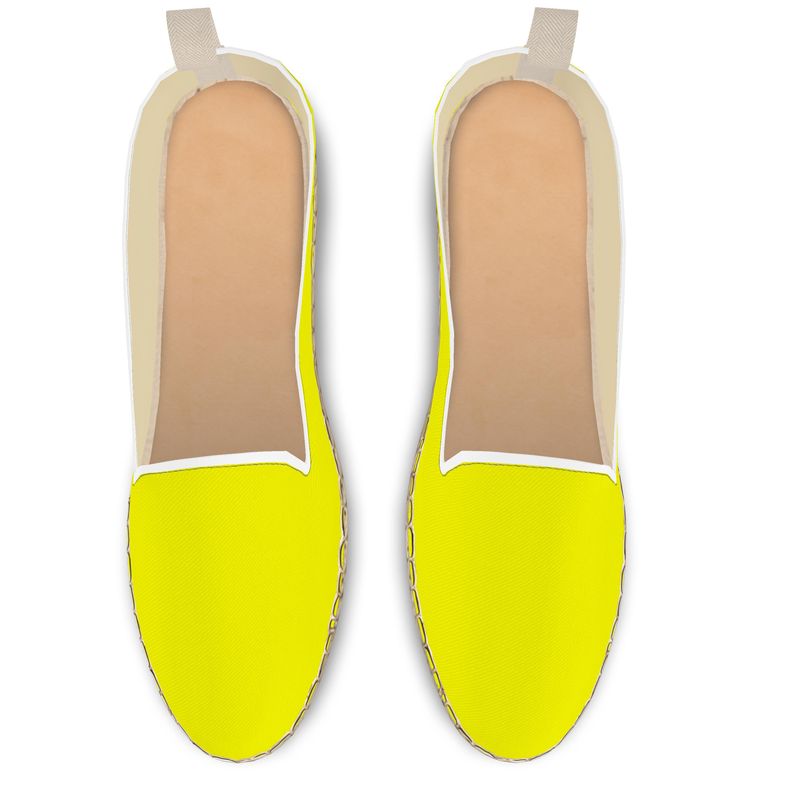 Light yellow Loafer Espadrilles