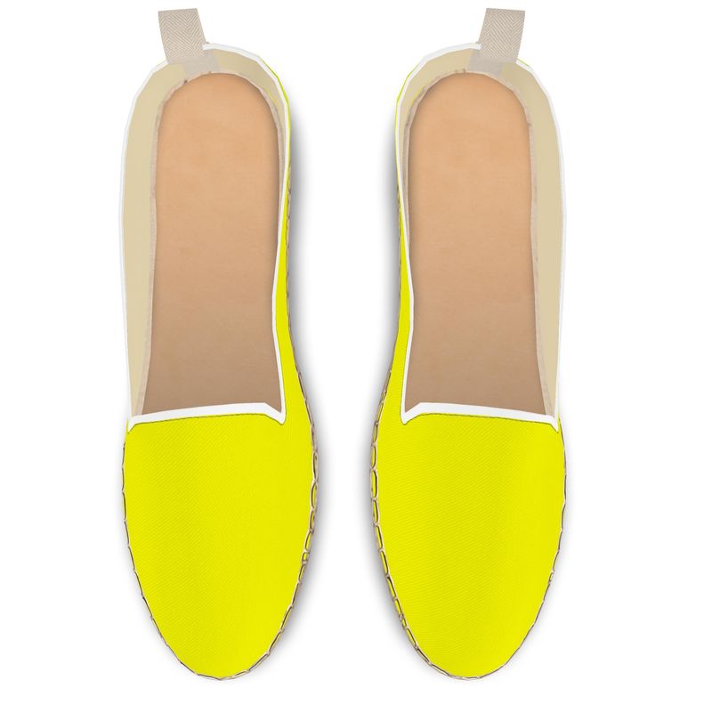 Light yellow Loafer Espadrilles