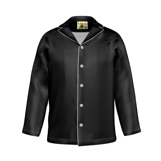 Black Gold Men's Luxury Pajama Shirt