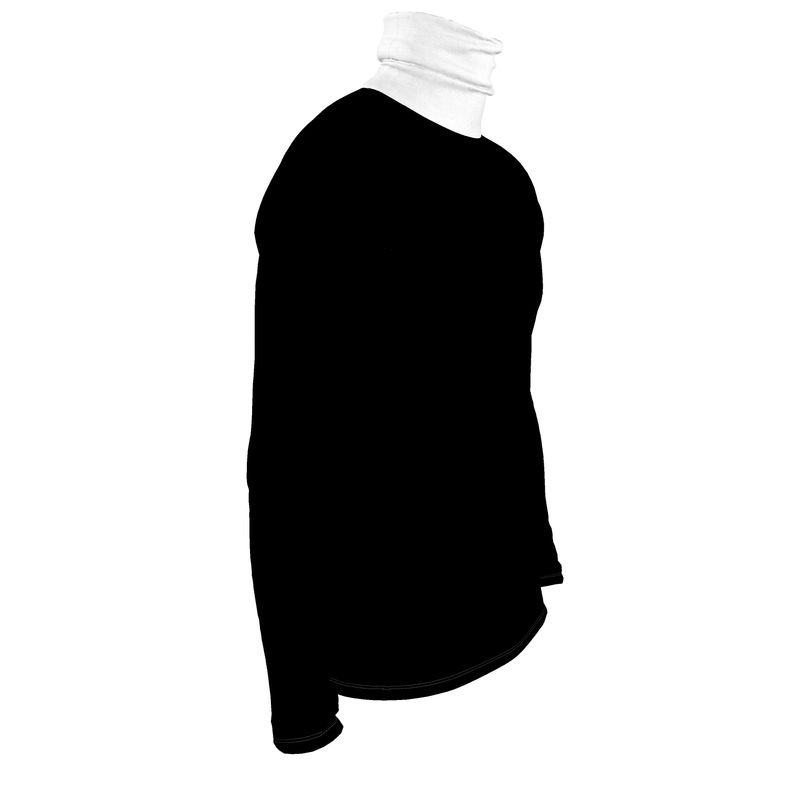Black Gold Mens slim fit roll neck
