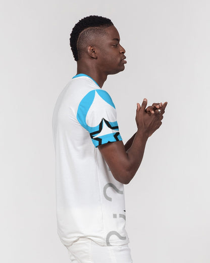 Woodgrain effect Men's All-Over Print Pocket Tee