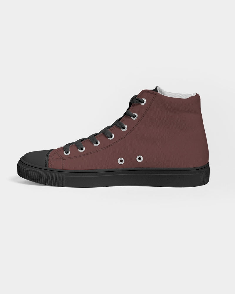 "Blackwood" Men's Hightop Canvas Shoe - Black
