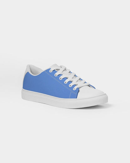 Kingly Blue  Men's Faux-Leather Sneaker