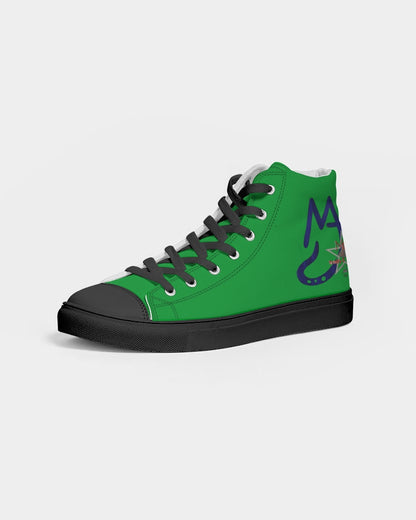 Freeport black tip Men's Hightop Canvas Shoe - Black