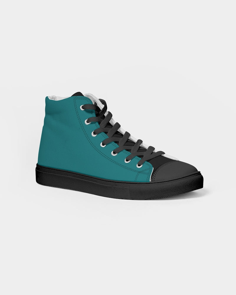 123 Men's Hightop Canvas Shoe - Black