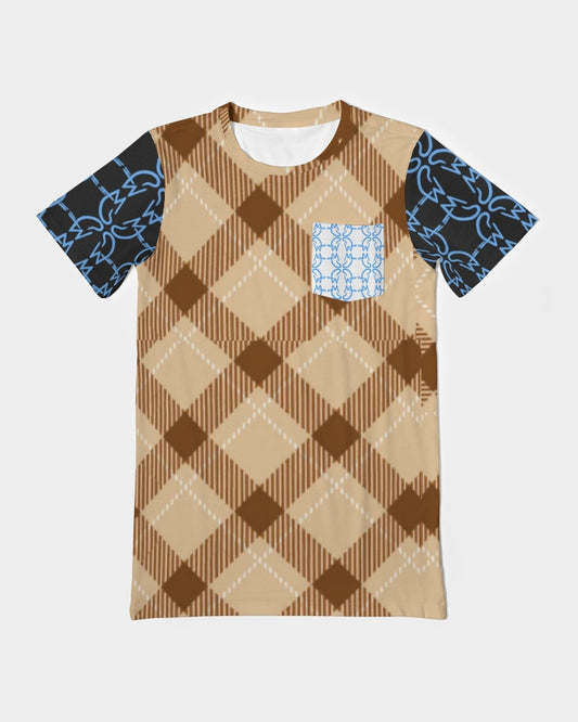 Greater Designs  Men's All-Over Print Pocket Tee