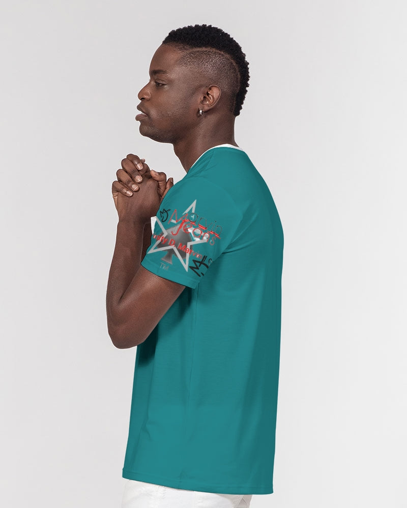 123 Men's All-Over Print Pocket Tee