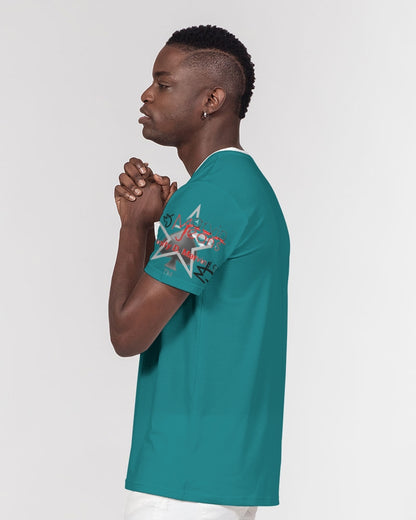 123 Men's All-Over Print Pocket Tee