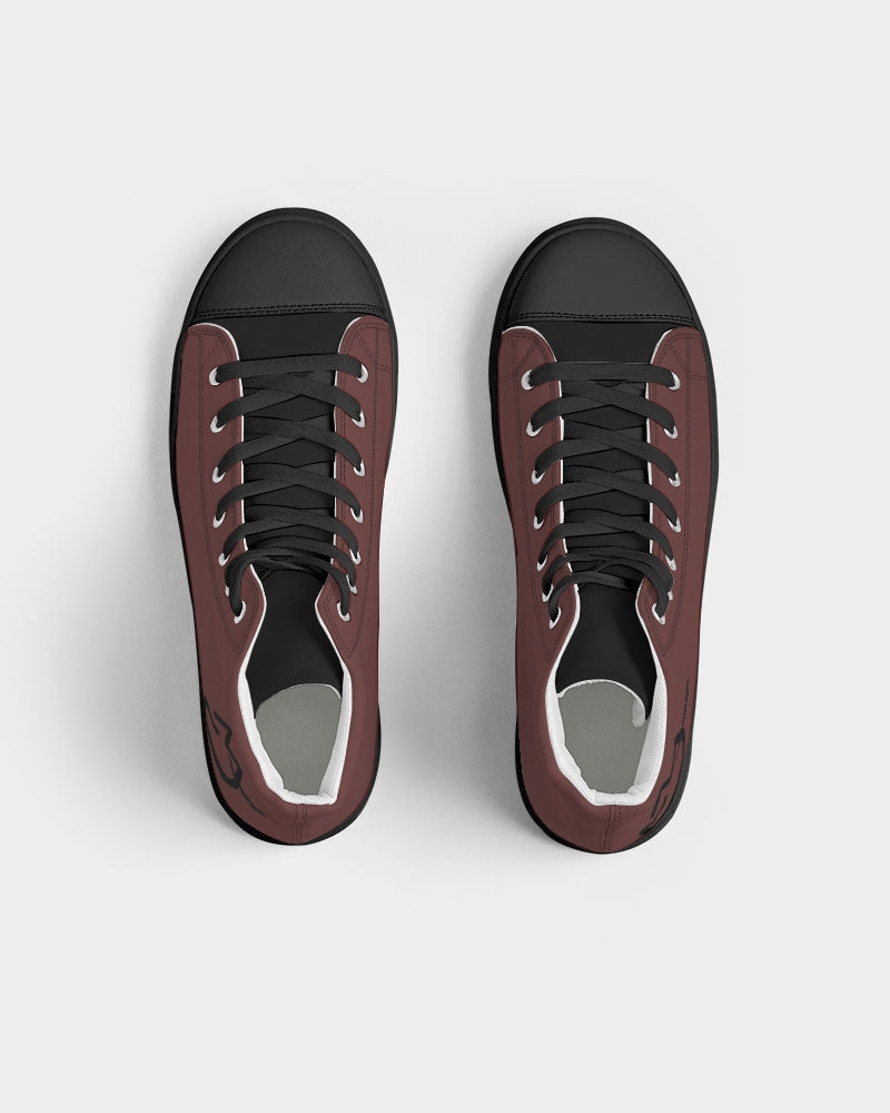 "Blackwood" Men's Hightop Canvas Shoe - Black