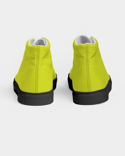Light yellow by Marvin Jeans and Trinity D Marvin Men's High top Canvas Shoe - Black