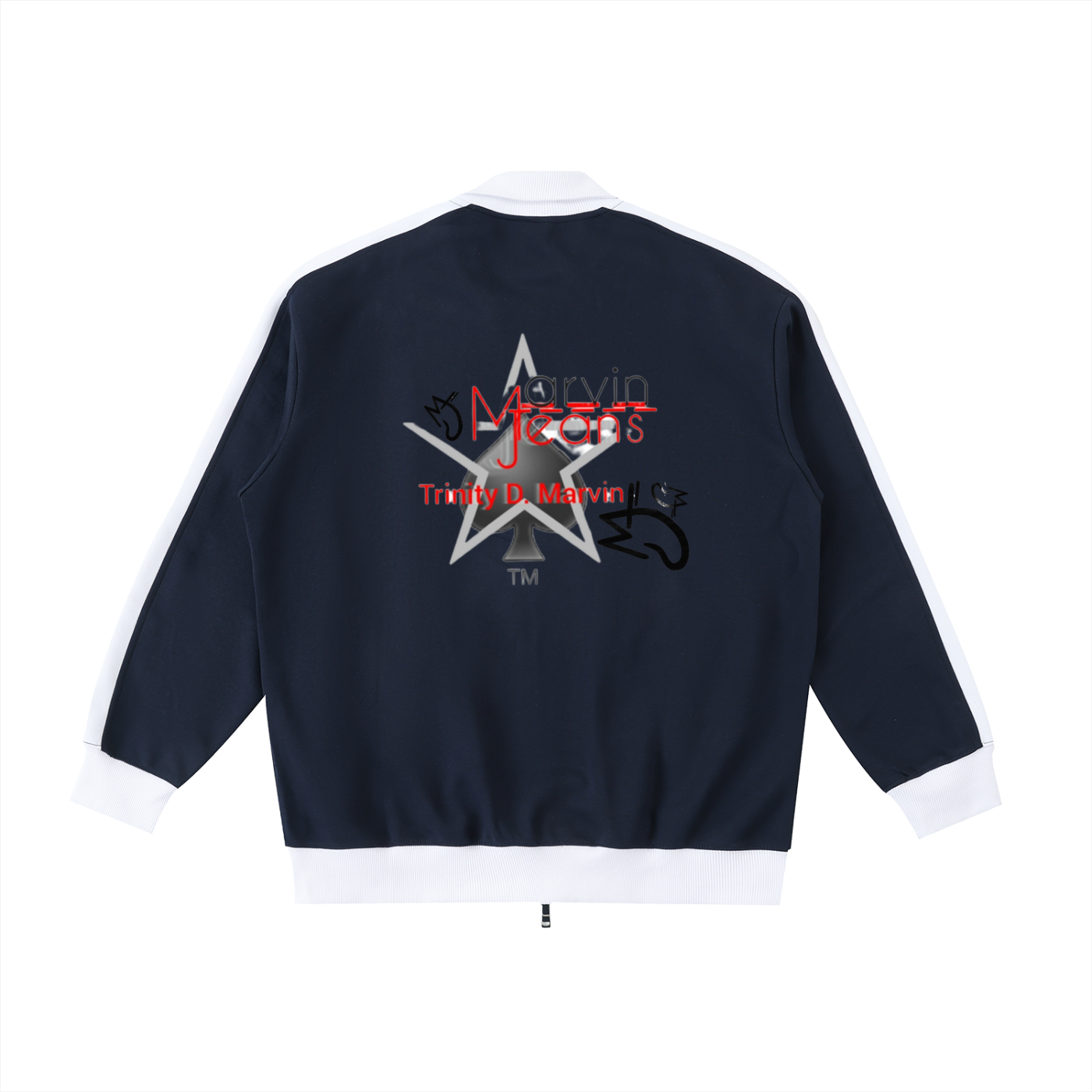 Contrast Trim Stand Collar Jacket