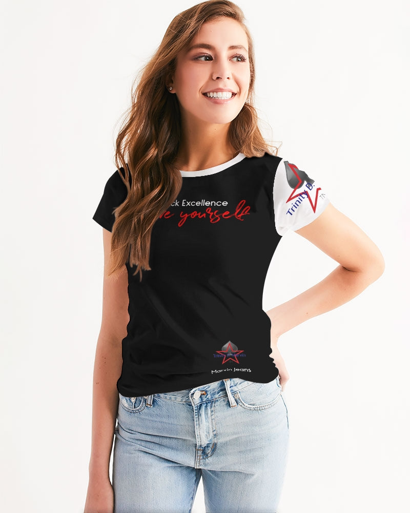 Black Excellence Women's All-Over Print Tee