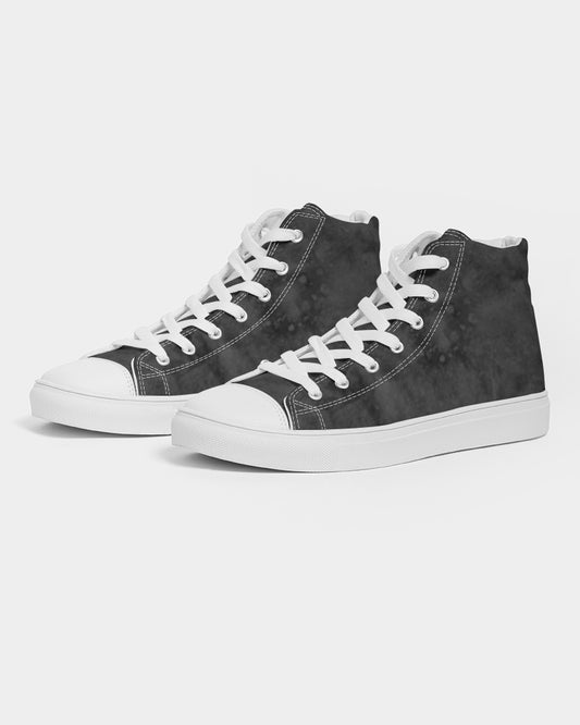 Holy Black Men's Hightop Canvas Shoe