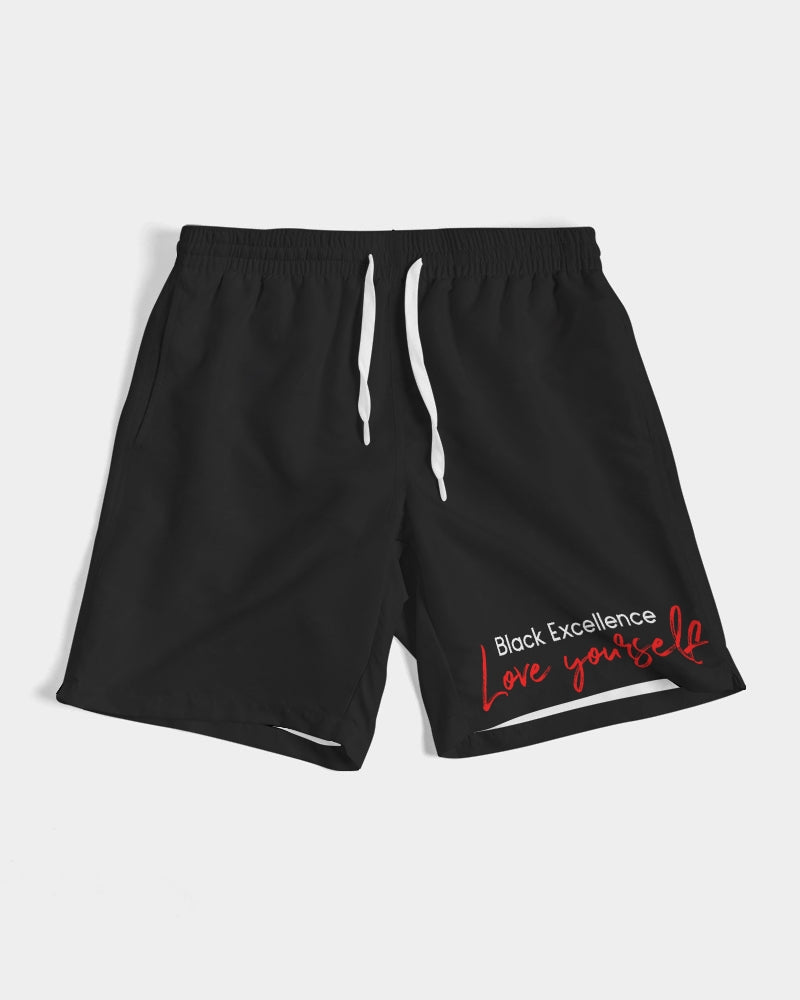 Black Excellence Men's All-Over Print Swim Trunk