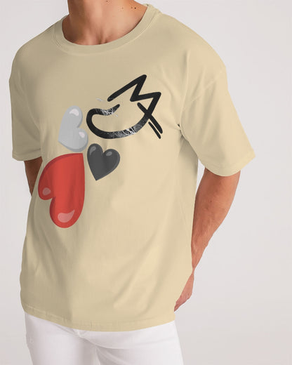 Wheat Men's All-Over Print Premium Heavyweight Tee
