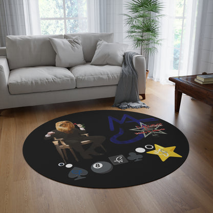 Artistic Round Rug with Whimsical Design, Modern Home Decor Rug, Unique Living Room Accent, Eco-Friendly Round Carpet, Gift for [...]