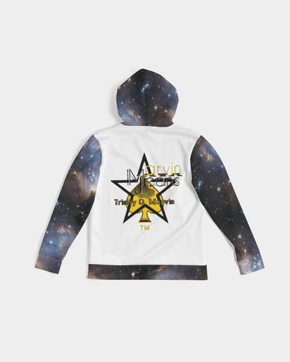 Black and yellow  Men's All-Over Print Hoodie