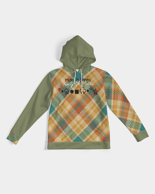 "Soft grid" Men's All-Over Print Hoodie