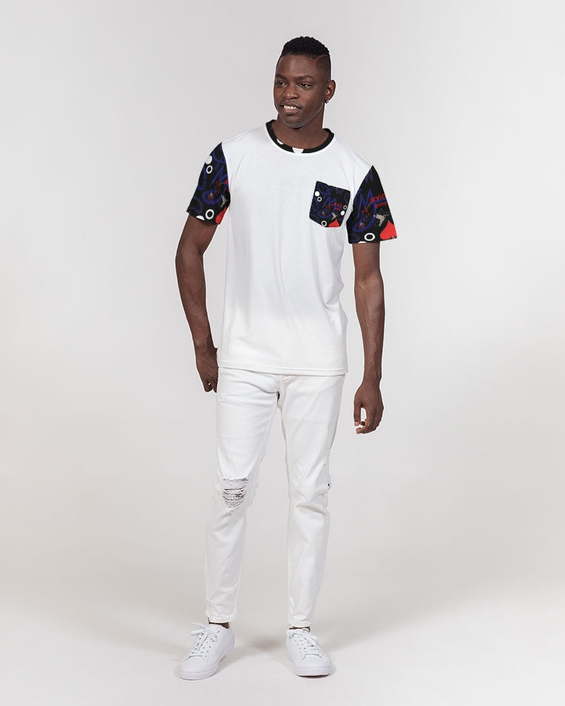 BRAND ready Men's All-Over Print Pocket Tee