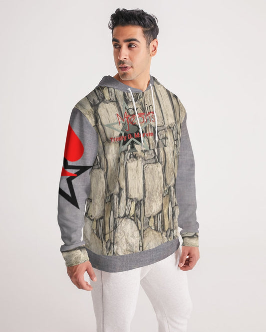 Stone grey  Men's All-Over Print Hoodie
