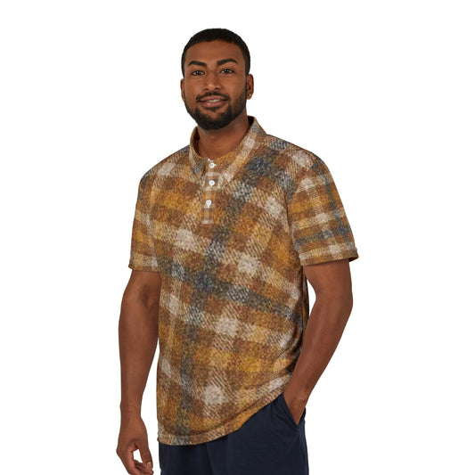 🦙 wool Unisex Polo Shirt (AOP)
