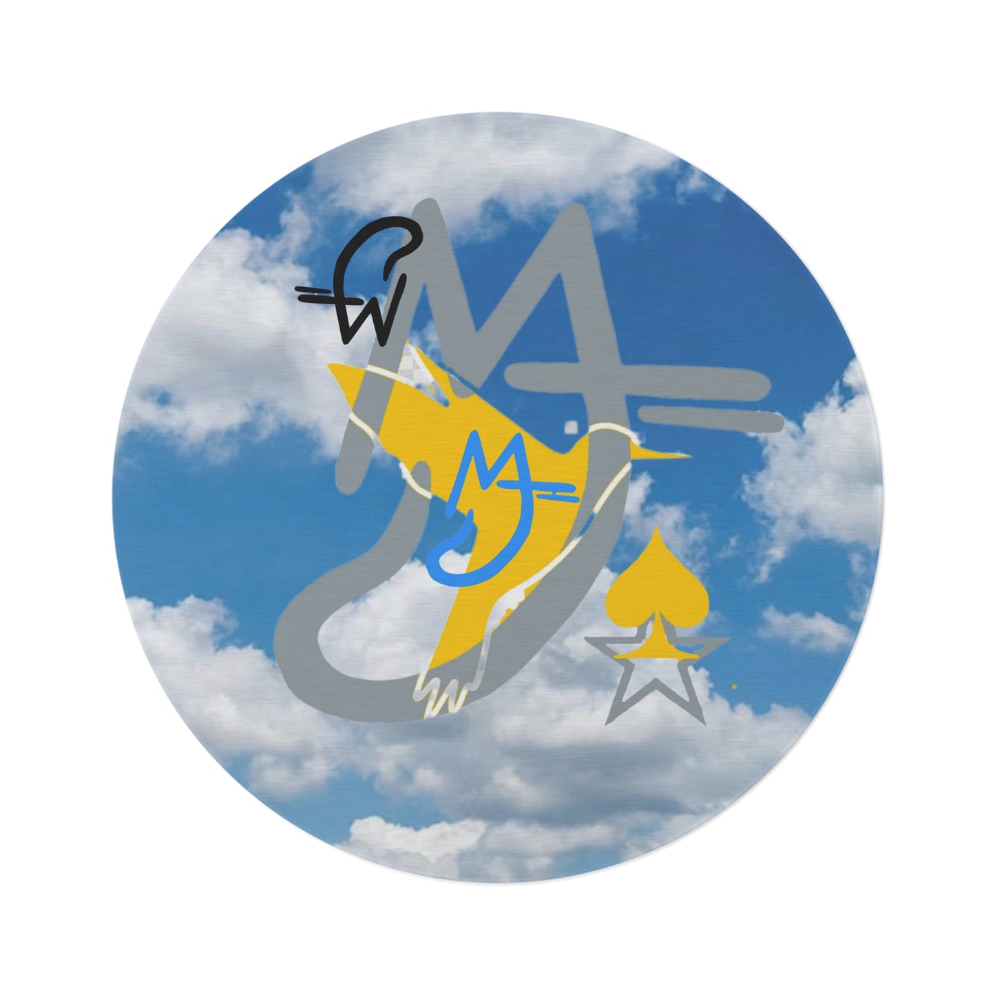 Skydive Round Rug