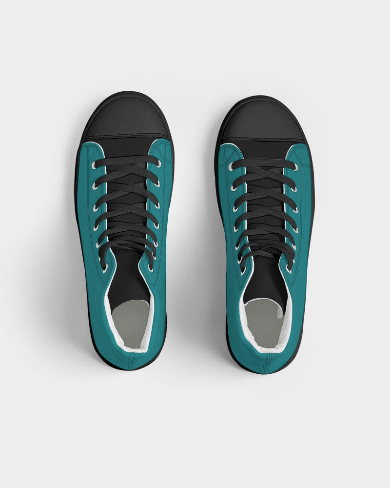 123 Men's Hightop Canvas Shoe - Black